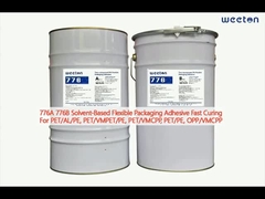 776A 776B Flexible Verpackungen auf Lösungsmittelbasis, Klebstoff mit schneller Härtung für PET/AL/PE, VMCPP, PE, OPP/VMCPP